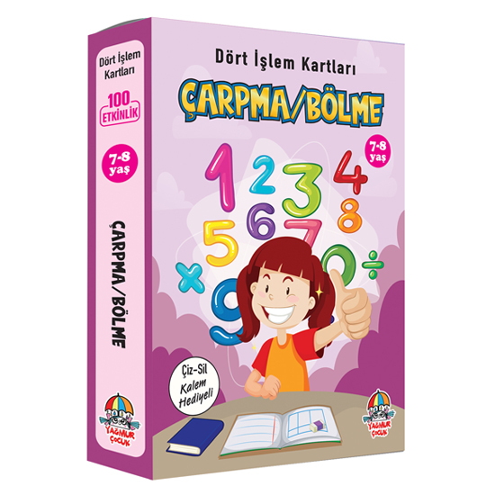 Dört İşlem Kartları / Çarpma- Bölme 7-8 Yaş