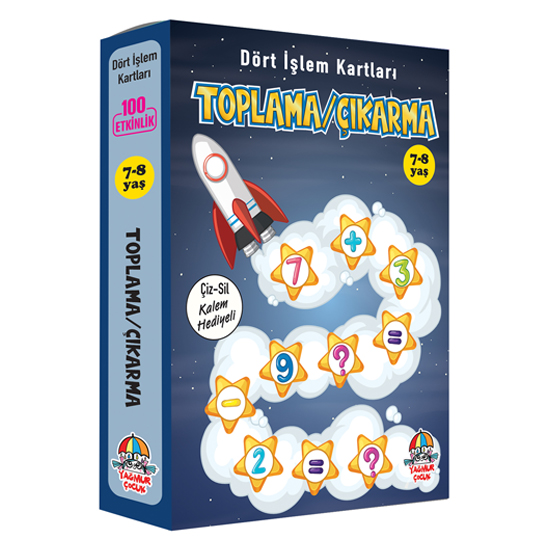 Dört İşlem Kartları / Toplama- Çıkarma 7-8 Yaş