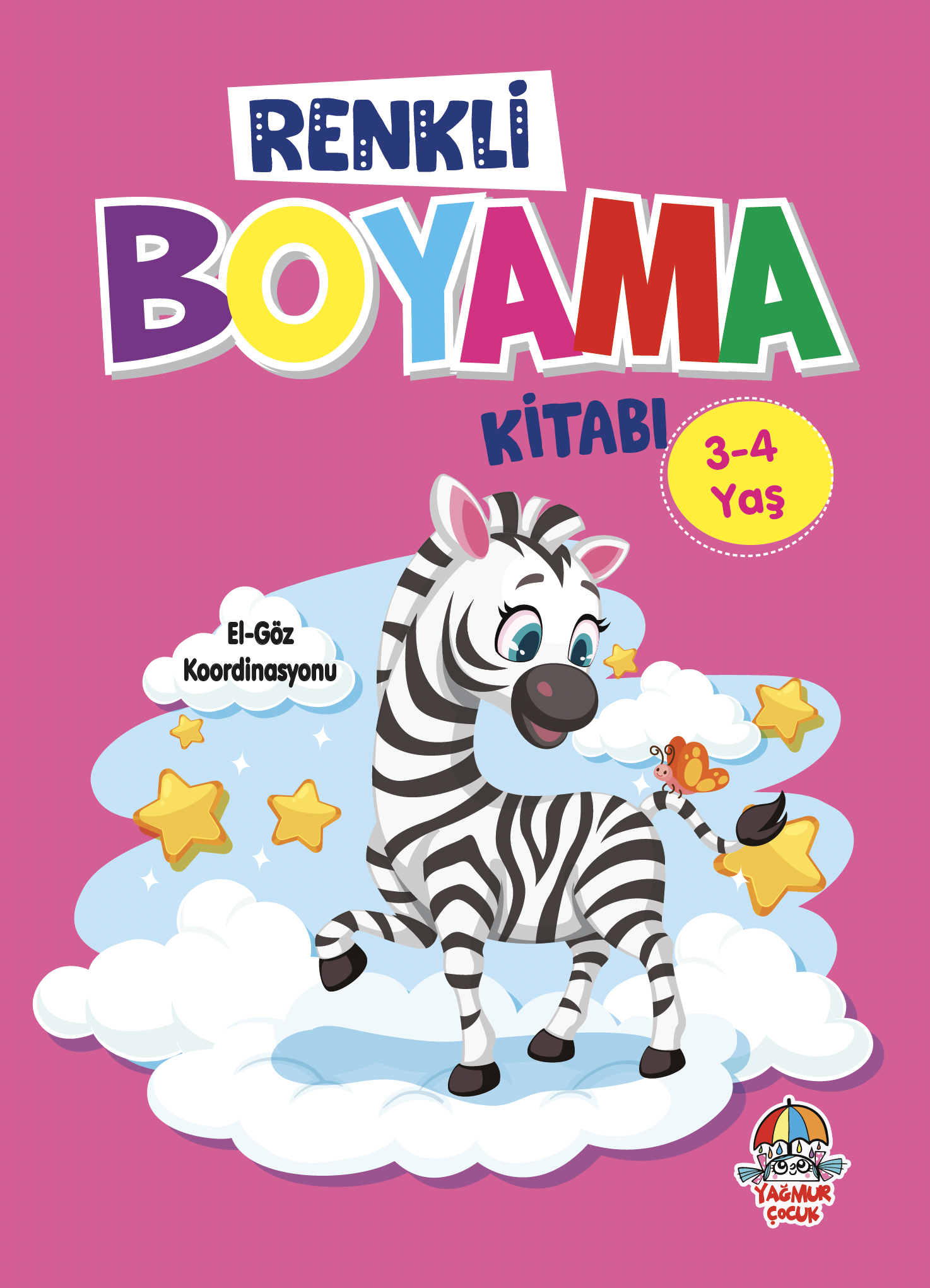 Renkli Boyama Kitabı (3-4 Yaş)