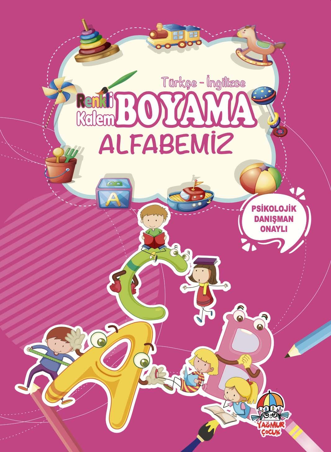 Renkli Kalem Boyama-Alfabemiz
