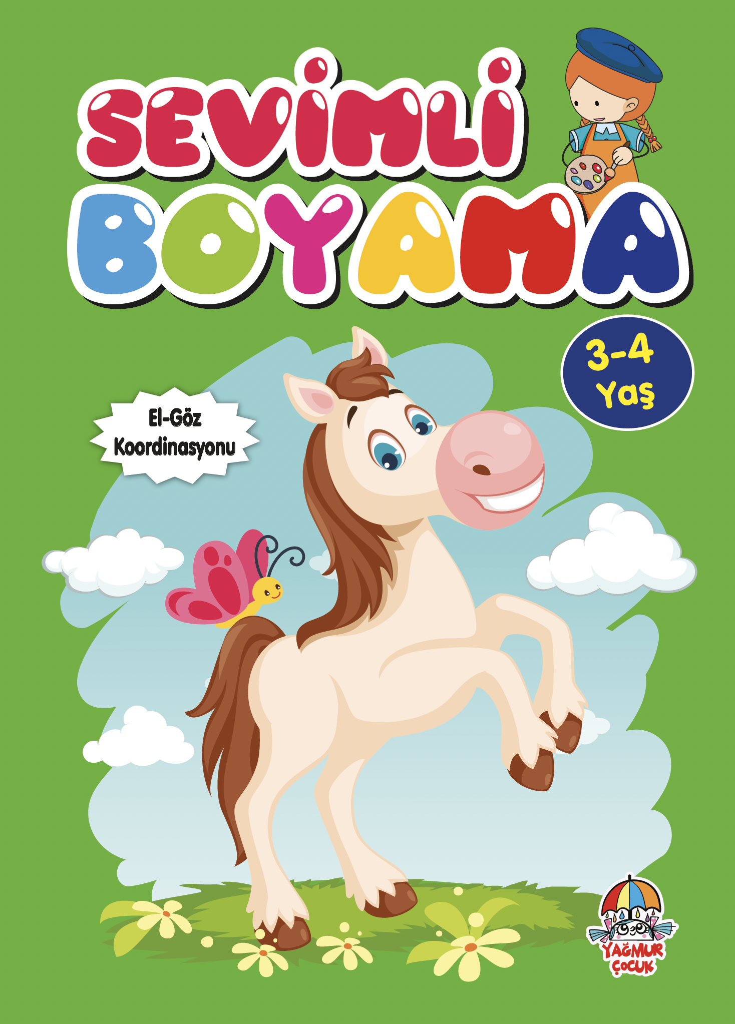Sevimli Boyama (3-4 Yaş)